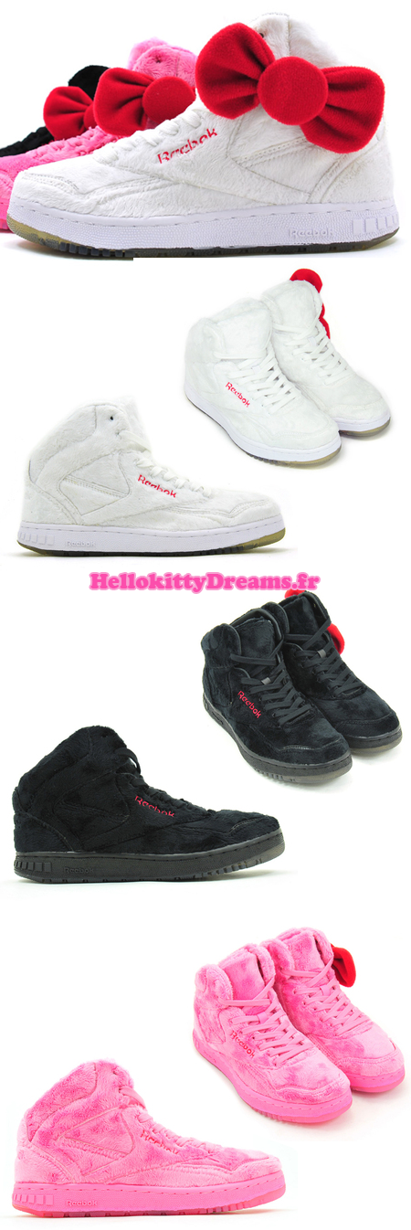 Les nouvelles Reebok Hello kitty