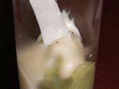 Caviar courgettes crème parmesan