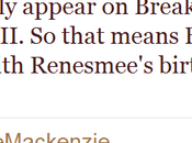 Mackenzie dans premier Breaking Dawn