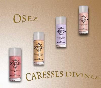 Osez les huiles de massage: Caresses Divines Olly Boutique