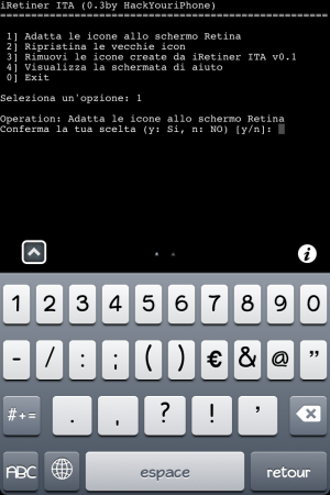 iRetiner 1.0-1 Ajuster Vos icônes à l’écran Rétina
