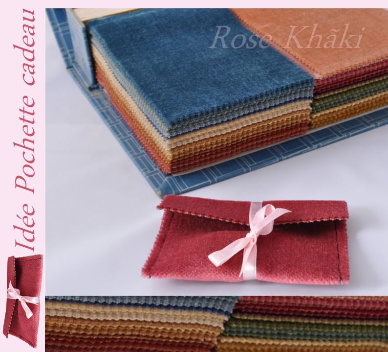 Pochette cadeau récup