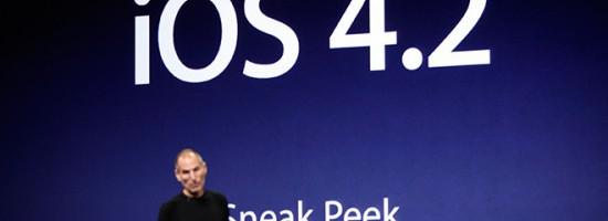 iOS 4.2 final retardé !