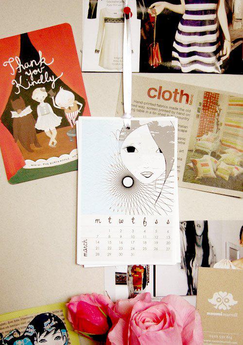 Sweet calendar by Melissa Buchanan