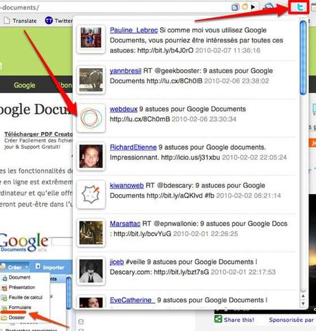 twitter reactions 8 extensions pour connecter Google Chrome aux médias sociaux
