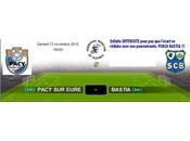 Foot National Pacy Eure Bastia pour moment maintenu.