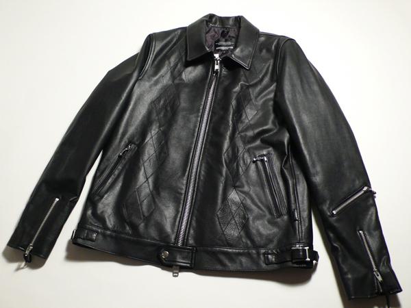 GOODENOUGH – F/W 2010 – ARGYLE LEATHER JACKET