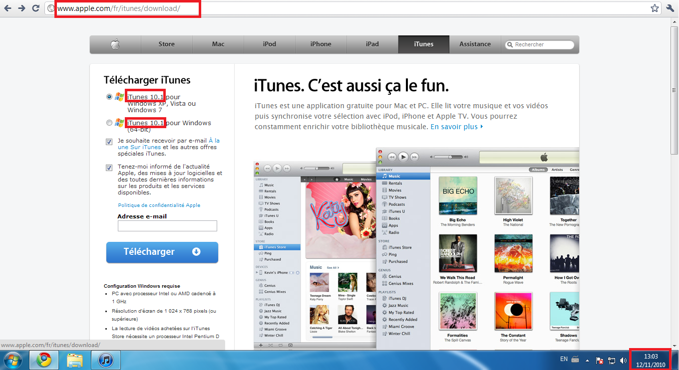 MàJ : iTunes 10.1 aujourd’hui !