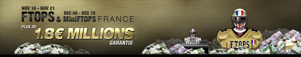 ftops france header FTOPs Full Tilt Poker France: 1,5 millions à gagner!