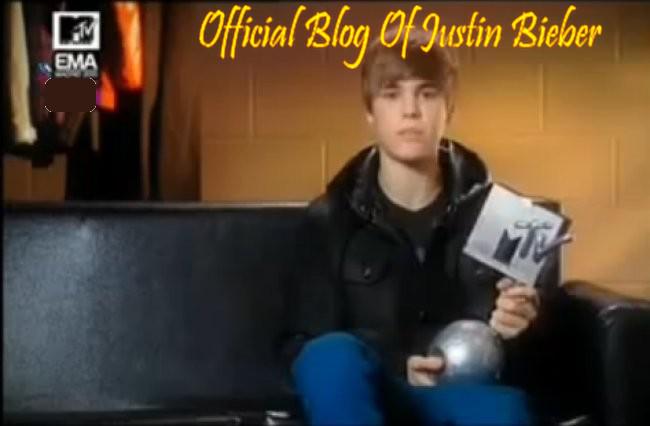 Justin Bieber : Il rafle deux prix aux MTV Europe Music Awards !