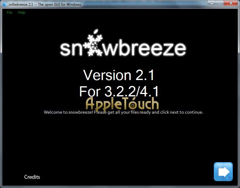 Jailbreak iOS 4.1/3.2.2 : Sn0wbreeze 2.1 disponible
