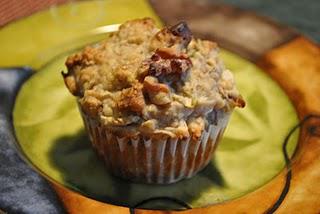 Muffins aux pommes, aux noix et à l'érable