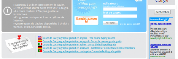 Apprenez à utiliser vos dix doigts sur votre clavier !