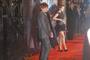Emma et Alex Watson sur le Redcarpet de Londres