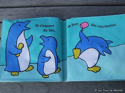 Les pingouins au bain