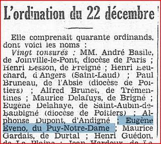 LE PUY-NOTRE-DAMELU dans L'OUEST ECLAIR