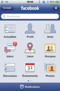 Facebook mis à jour en version 3.3.2