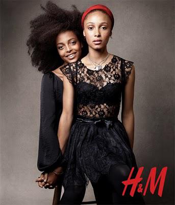 H&M; Holiday 2010 Campaign Liya Kebede, Waris Dirie & more ...