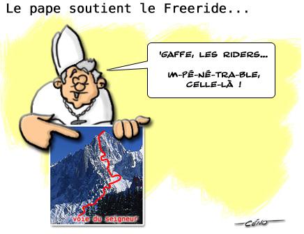 Le Pape soutient le Freeride