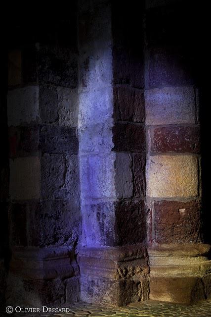 Jeux de lumières dans la Basilique Saint-Julien de Brioude