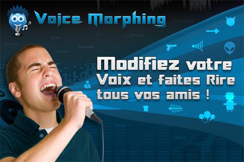 Voice Morphing LITE – Naxx Technologies : App. Gratuites pour iPhone, iPod !