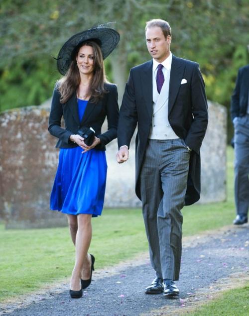 Photo by: MC/AAD/starmaxinc.com  2010  10/23/10 Prince William and Kate Middleton attend a wedding at the St. Peter and St. Paul church in Northleach. (Gloucestershire, England)  Photo via Newscom