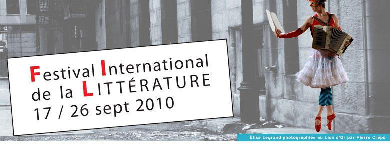 Festival international de la littérature : du 17 au 26 septembre à Montréal