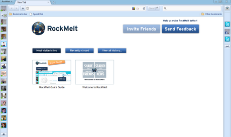 rockmelt RockMelt, le nouveau fureteur 2.0 dont je ne suis pas le public cible