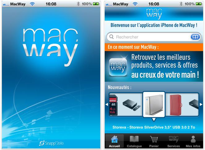 Macway lance son application iPhone, iPad et iTouch