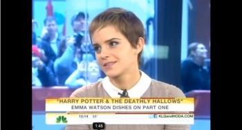 Emma Watson en interview au Today Show Emma Watson en interview au Today Show