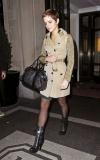 Emma Watson à la sortie de son hotel à New-York