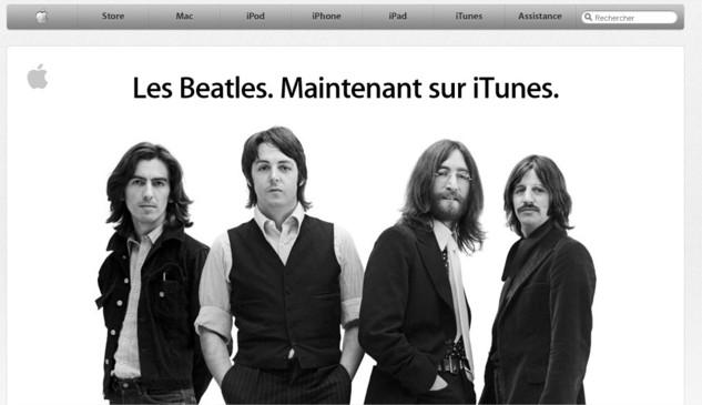 iTunes: Arrivée des Beatles pour 149€