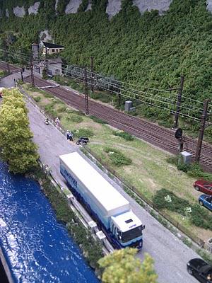 Rail Expo 2010 : Le lac du Bourget au 1/87e