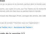 Twitter devient compatible supporte Push Notification