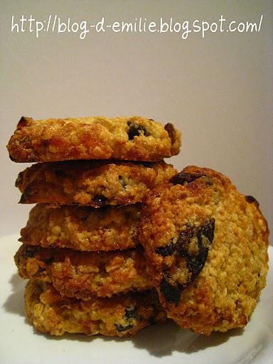 Cookies aux abricots et aux pruneaux