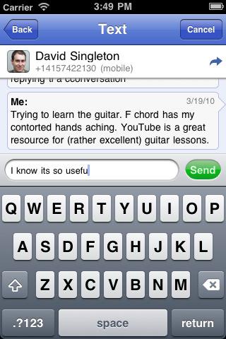 Google Voice enfin sur iPhone...
