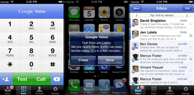 Google Voice : l’application iPhone enfin disponible sur l’AppStore… aux Etats-Unis du moins !