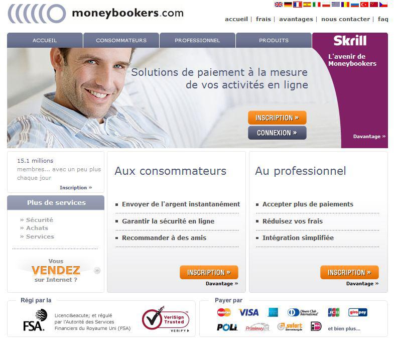 moneybookers site screenshot Moneybookers mode demploi