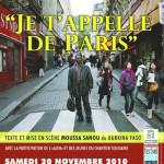 Pièce de théâtre « Je t’appelle de Paris »