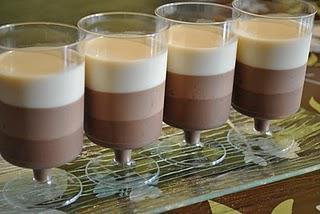 Panna Cotta triple chocolat