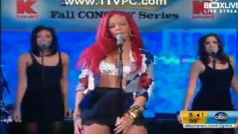 Rihanna ... Super sexy en live à la télé US