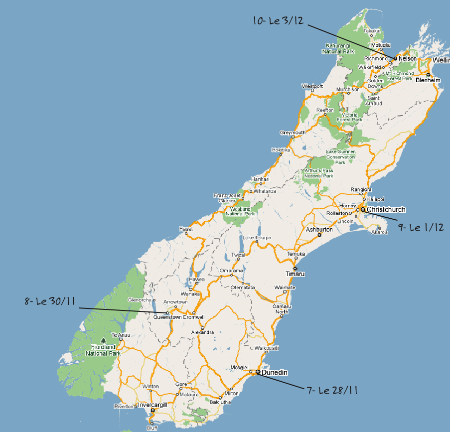 Le NZ Tour en détails