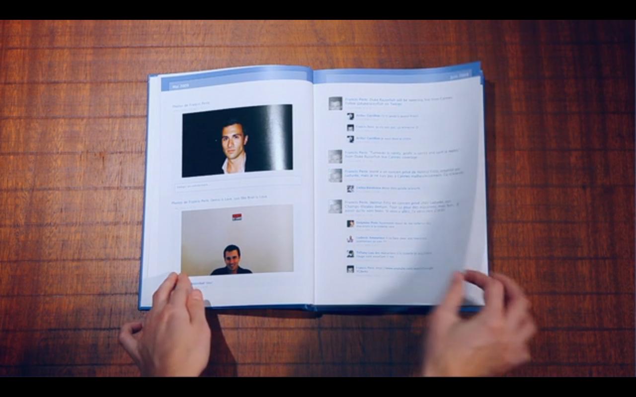 Quand Facebook devient un livre : données personnelles
