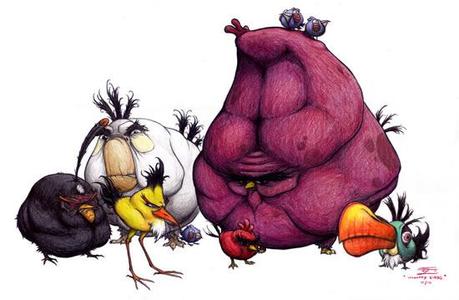 Best Angry Birds Fan Art & funny goodies