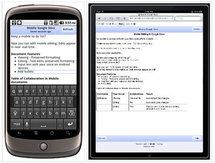 Une version de Google Docs pour Android, iPhone et iPad.