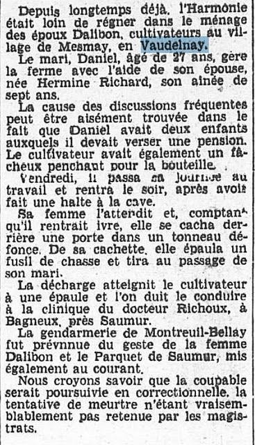 Vu dans L'OUEST ECLAIR 