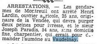 Vu dans L'OUEST ECLAIR 