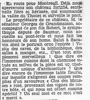 Vu dans L'OUEST ECLAIR 