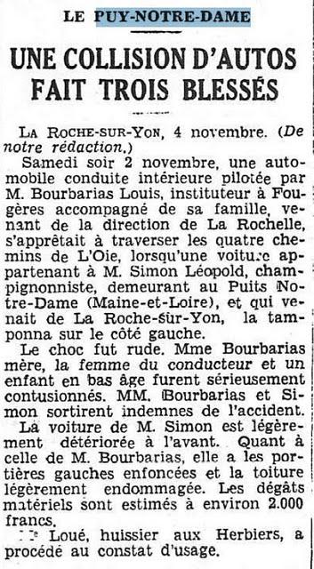 Vu dans L'OUEST ECLAIR 