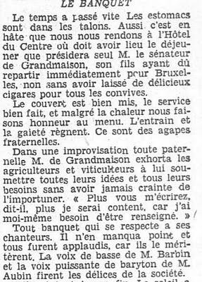 Vu dans L'OUEST ECLAIR 